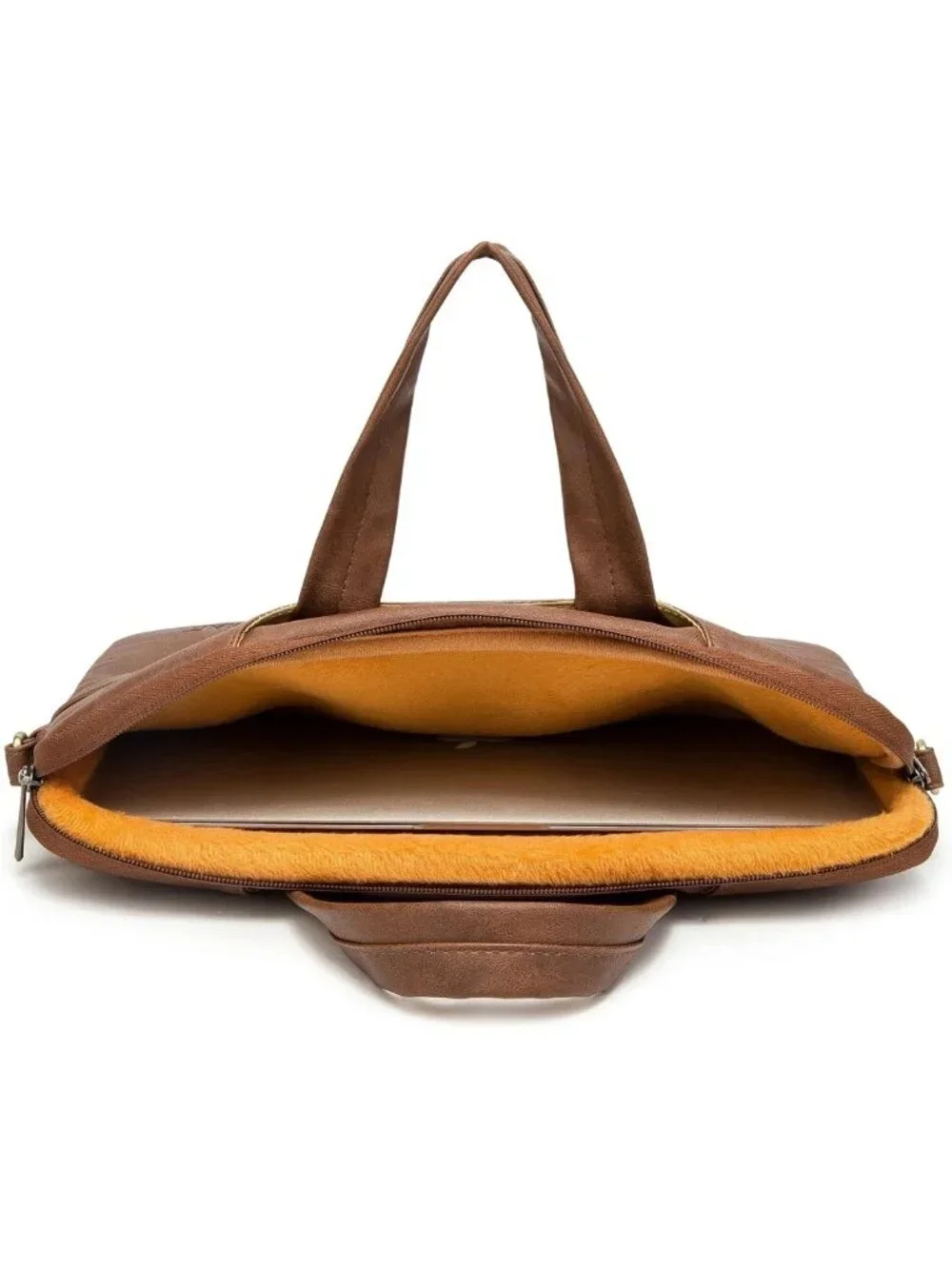 Waterproof 360° Protective Laptop Sleeve Bag for 13-14 inch Devices - Coffee